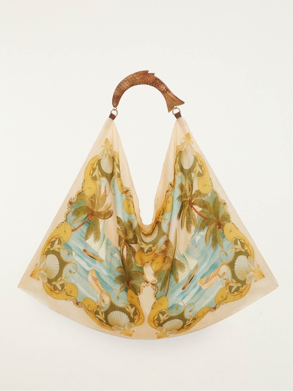 Farm Rio Satin Scarf Medium Bag - Picture 2 of 5
